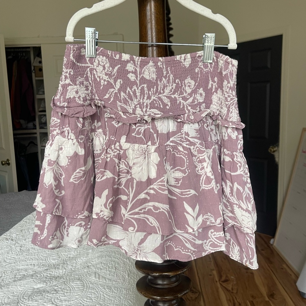 Mustard Seed Floral Skirt